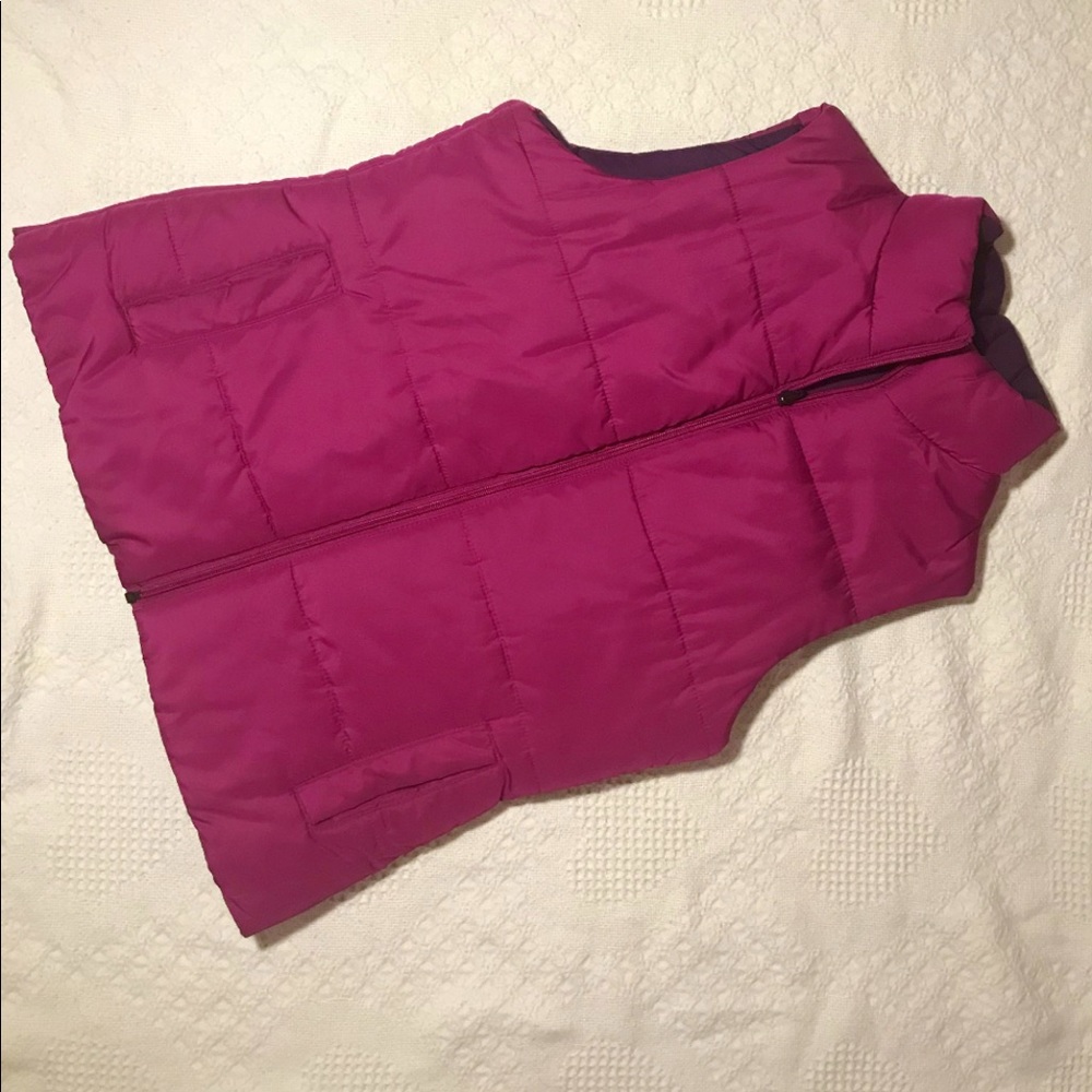 Magenta winter vest